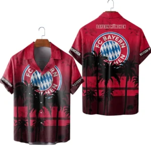 Bayern Munchen Hawaiihemd, Hawaiihemd Für Bayern Munchen Fans BDE3805052501