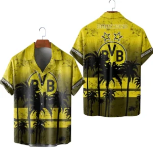 Borussia Dortmund Hawaiihemd, Hawaiihemd Für Borussia Dortmund Fans BDE3805052502