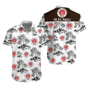 FC St. Pauli Hawaiihemd, Hawaiihemd Für FC St. Pauli Fans BDE3905052538
