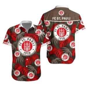 FC St. Pauli Hawaiihemd, Hawaiihemd Für FC St. Pauli Fans BDE4005052550