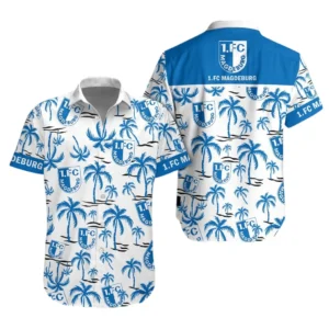 FC Magdeburg Hawaiihemd, Hawaiihemd Für FC Magdeburg Fans BDE4105052523