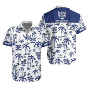 MSV Duisburg Hawaiihemd, Hawaiihemd Für MSV Duisburg Fans BDE4105052535