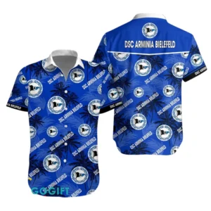 DSC Arminia Bielefeld Hawaiihemd, Hawaiihemd Für DSC Arminia Bielefeld Fans BDE4205052528