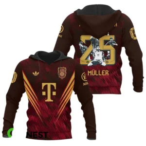 Bayern Munich Hoodie Bundesliga Champions 2025 Kapuzenpullover BDE4505062500