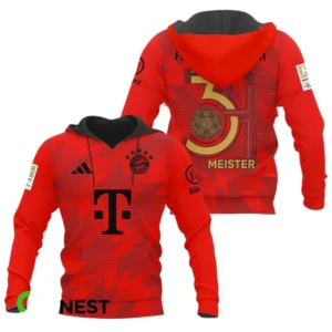 Bayern Munich Hoodie Bundesliga Champions 2025 Kapuzenpullover BDE4505062504