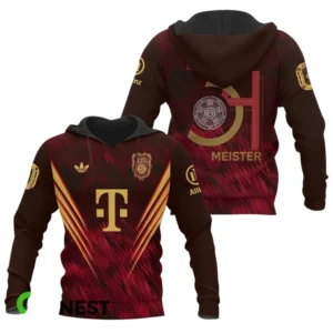 Bayern Munich Hoodie Bundesliga Champions 2025 Kapuzenpullover BDE4505062506