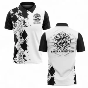 Bayern Munchen Poloshirt Herren, All-Over-Print-Polohemd Bayern Munchen Bundesliga BDE4605082500