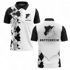 Hoffenheim Poloshirt Herren, All-Over-Print-Polohemd Hoffenheim Bundesliga BDE4605082515