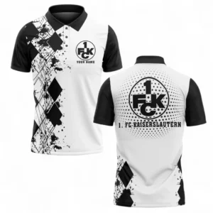 FC Kaiserslautern Poloshirt Herren, All-Over-Print-Polohemd FC Kaiserslautern Bundesliga BDE4605082532