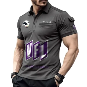 VfL Osnabrück Poloshirt mit Tasche, All Over Print Hemd für Männer BDE4805092552 - Grau