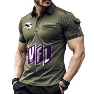 VfL Osnabrück Poloshirt mit Tasche, All Over Print Hemd für Männer BDE4805092552 - Grün