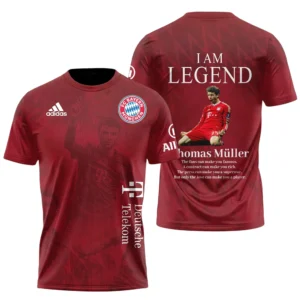 Thomas Müller Bayern Munich T-Shirt Bundesliga Meister 2025 Hemd BDE49051225560