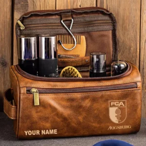 Augsburg Ledertasche, Personalisierte Kulturtasche für Augsburg BDE56052425236 - Gelbbraun