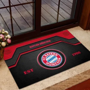 Bayern Munchen Fußmatte Mit Logo, All Over Print Fußmatte Bayern Munchen BDE63053025444