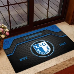 1. FC Magdeburg Fußmatte Mit Logo, All Over Print Fußmatte 1. FC Magdeburg BDE63053025455