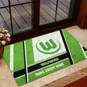 Wolfsburg Fußmatte Mit Logo, All Over Print Fußmatte Wolfsburg BDE64053025907