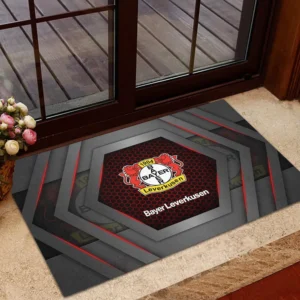 Bayer Leverkusen Fußmatte Mit Logo, All Over Print Fußmatte Bayer Leverkusen BDE67053025558