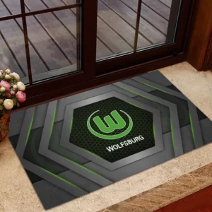Wolfsburg Fußmatte Mit Logo, All Over Print Fußmatte Wolfsburg BDE67053025581