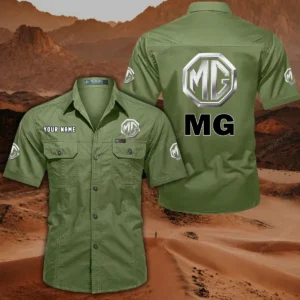 MG Car Hemd mit kurzen Ärmeln, All-Over-Print Kurzarmhemd CAR444052625851 - Fruchtgrün