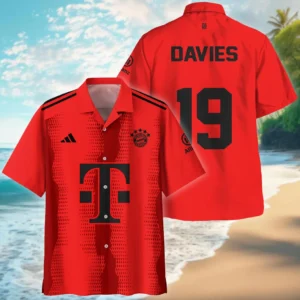 Alphonso Davies Hawaiihemd Bundesliga 2025 Geschenk Fur Fan Alphonso Davies HVN1010GAD05162025