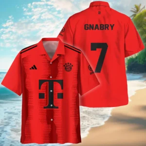Serge Gnabry Hawaiihemd Bundesliga 2025 Geschenk Fur Fan Serge Gnabry HVN1010GSG05162025