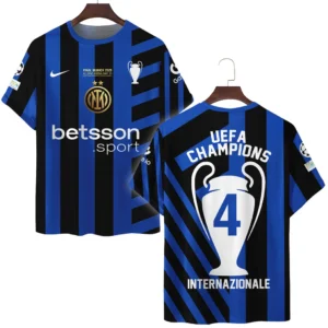 Internazionale Hemd UEFA Meistrite Liiga 2025 For Fan Internazionale HVN1033INM053125TS3D