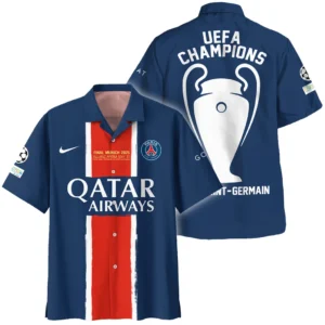Paris Saint-Germain Hawaiihemd UEFA Meistrite Liiga 2025 For Fan Paris Saint-Germain HVN1033PSG053125HAW