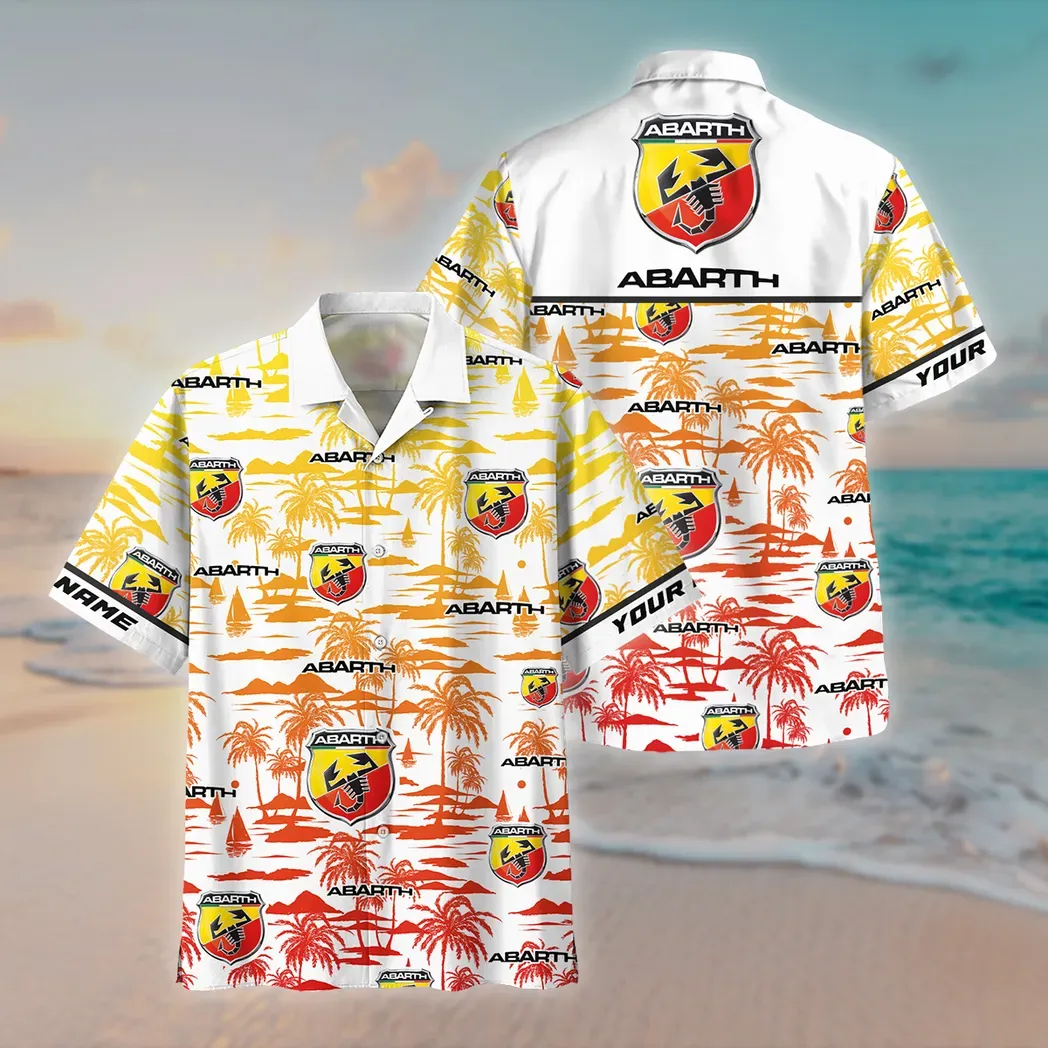 Abarth Custom Hawaiihemd für Männer, Hawaiian Shirt für Abarth Fan CAR205031225666
