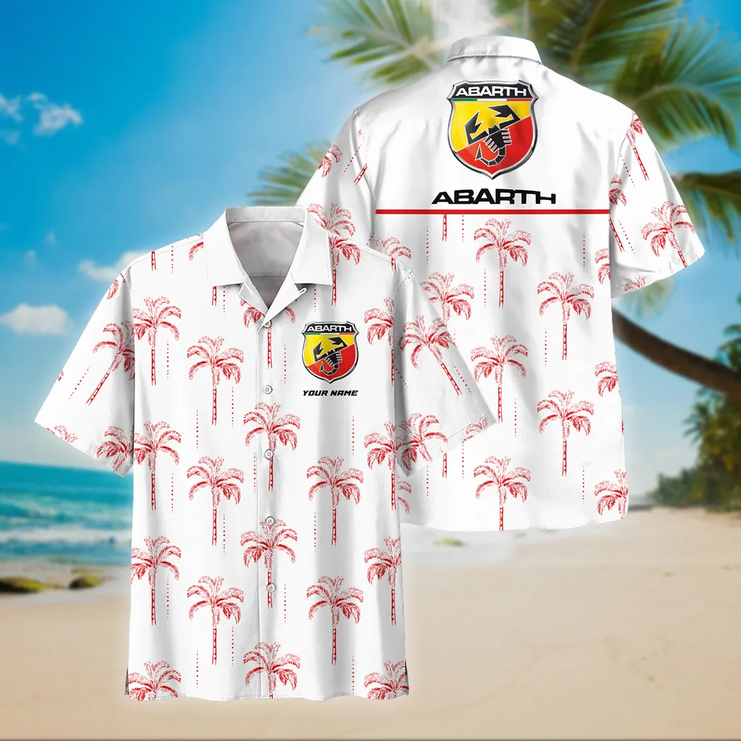Abarth Custom Hawaiihemd für Männer, Hawaiian Shirt für Abarth Fan CAR206031225888