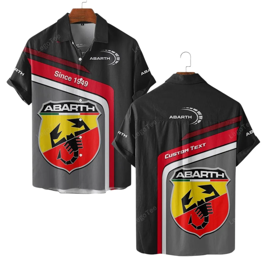 Abarth Hawaiihemd für Männer, Hawaiian Shirt für Abarth Fan CAR11103032500