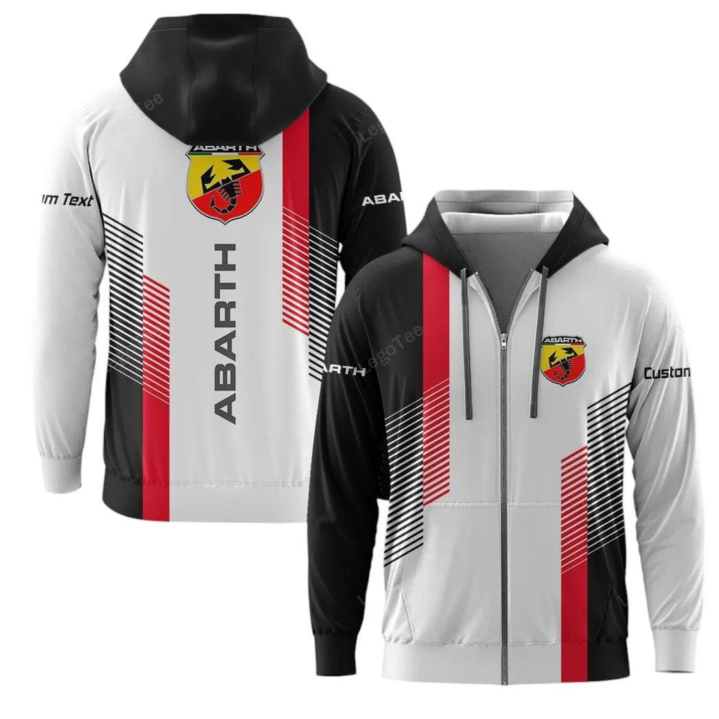 abarth hoodie mit reiverschluss allover druck hoodie abarth fan car10703122501