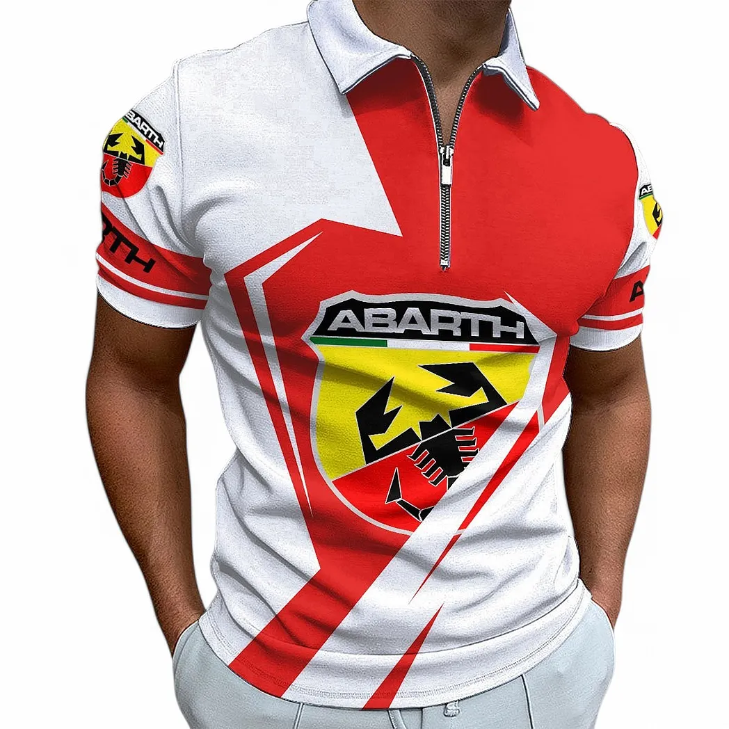 Abarth Poloshirt mit Reißverschluss für Männer, Geschenk für Abarth Fan CAR68022125916