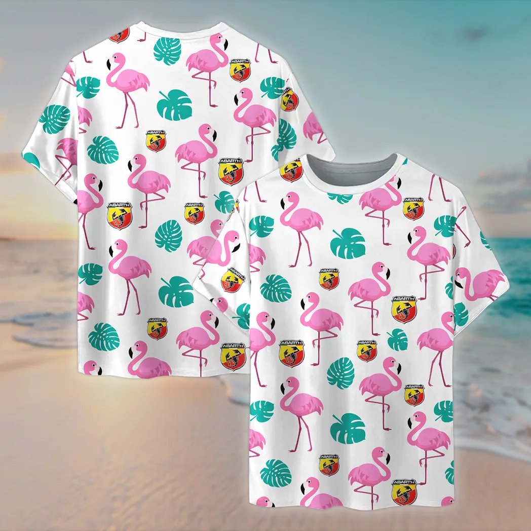 Abarth T-Shirt für Männer, Allover-Print-Shirt Geschenk für Abarth Fan CAR207031225000