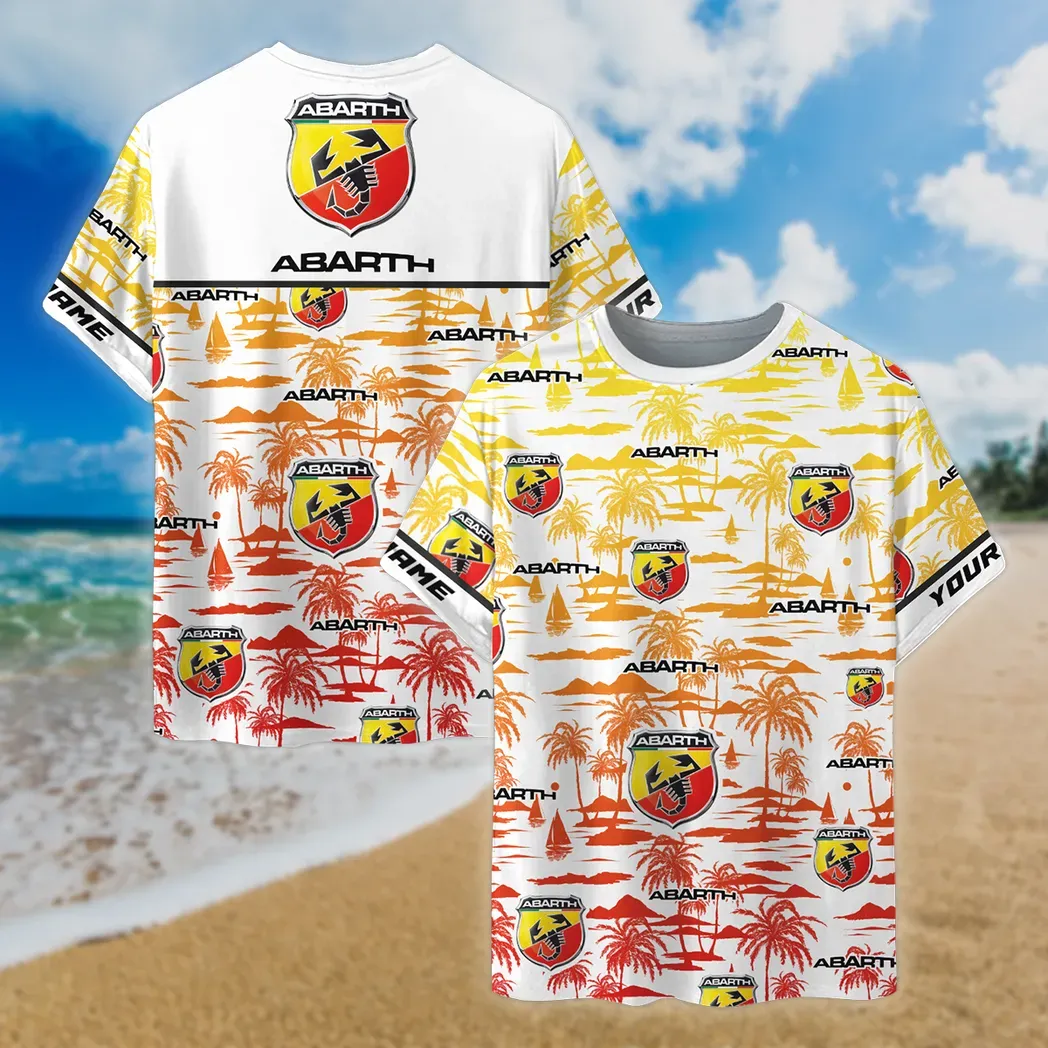 Abarth T-Shirt für Männer, Personalisierter Hemd Geschenk für Abarth Fan CAR205031225666