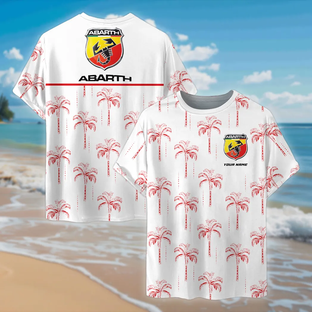 Abarth T-Shirt für Männer, Personalisierter Hemd Geschenk für Abarth Fan CAR206031225888