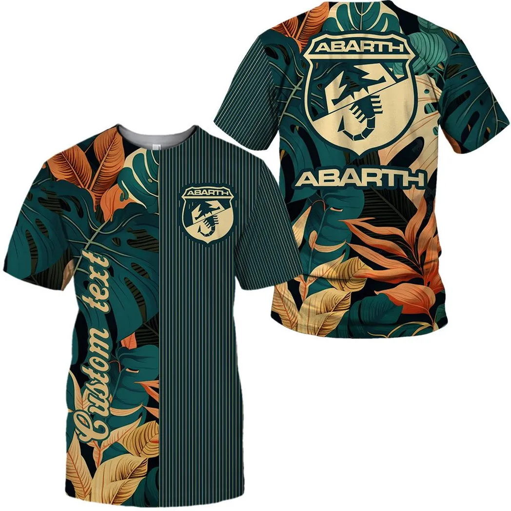 Abarth Vintage T-Shirt, Personalisierter Allover-Druck CAR434041725222