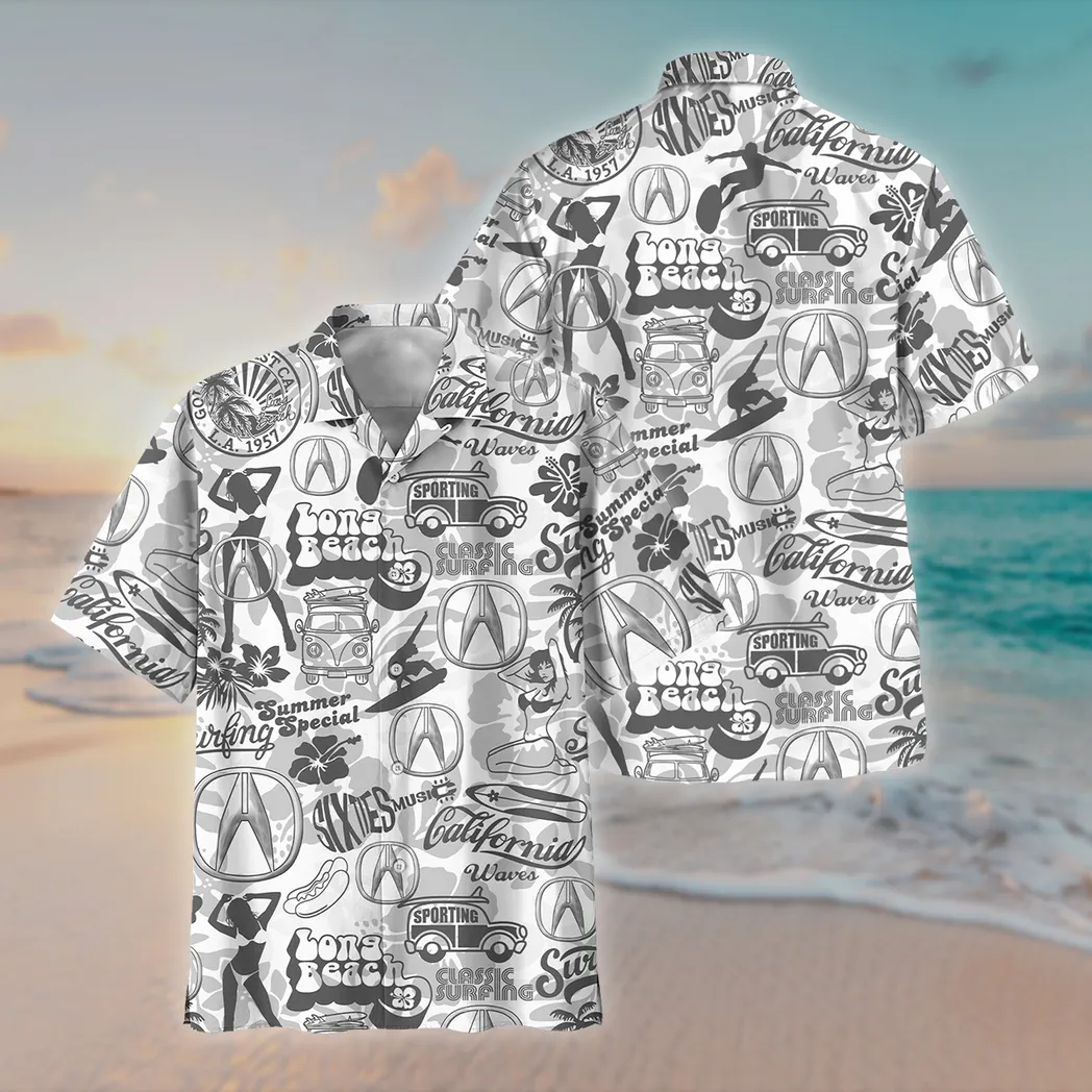 Acura Hawaiihemd für Männer, Hawaiian Shirt für Acura Lovers CAR201030725556