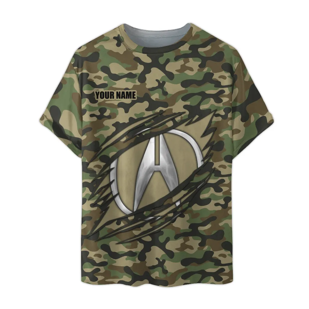 acura t shirt im camouflage stil oversized hemd car210040825687 i1oqu