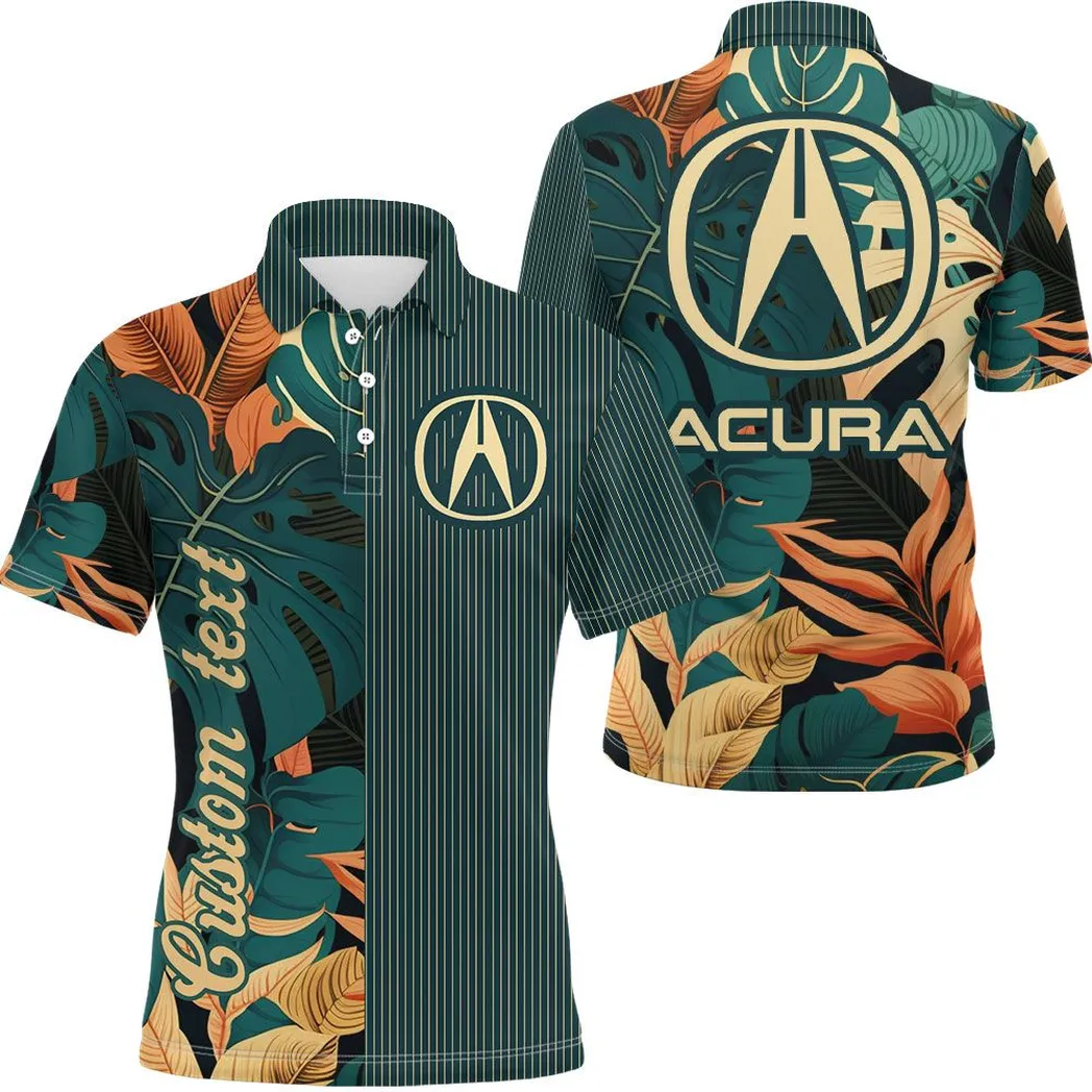 Acura Vintage Poloshirt Personalisierter Allover-Druck CAR434041725223