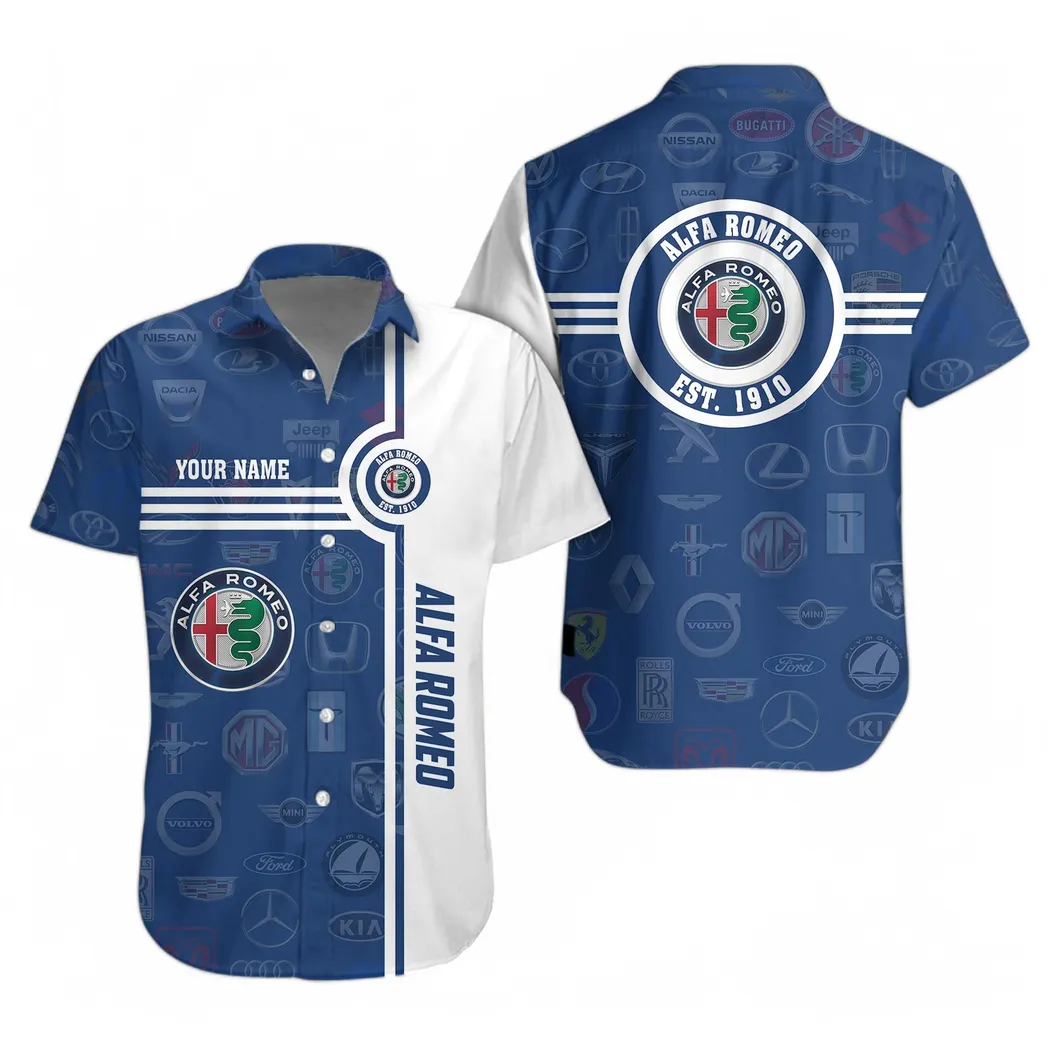 alfa romeo hawaiihemd fr mnner all logo geschenk fr alfa romeo fan car174022525043 ofc7y