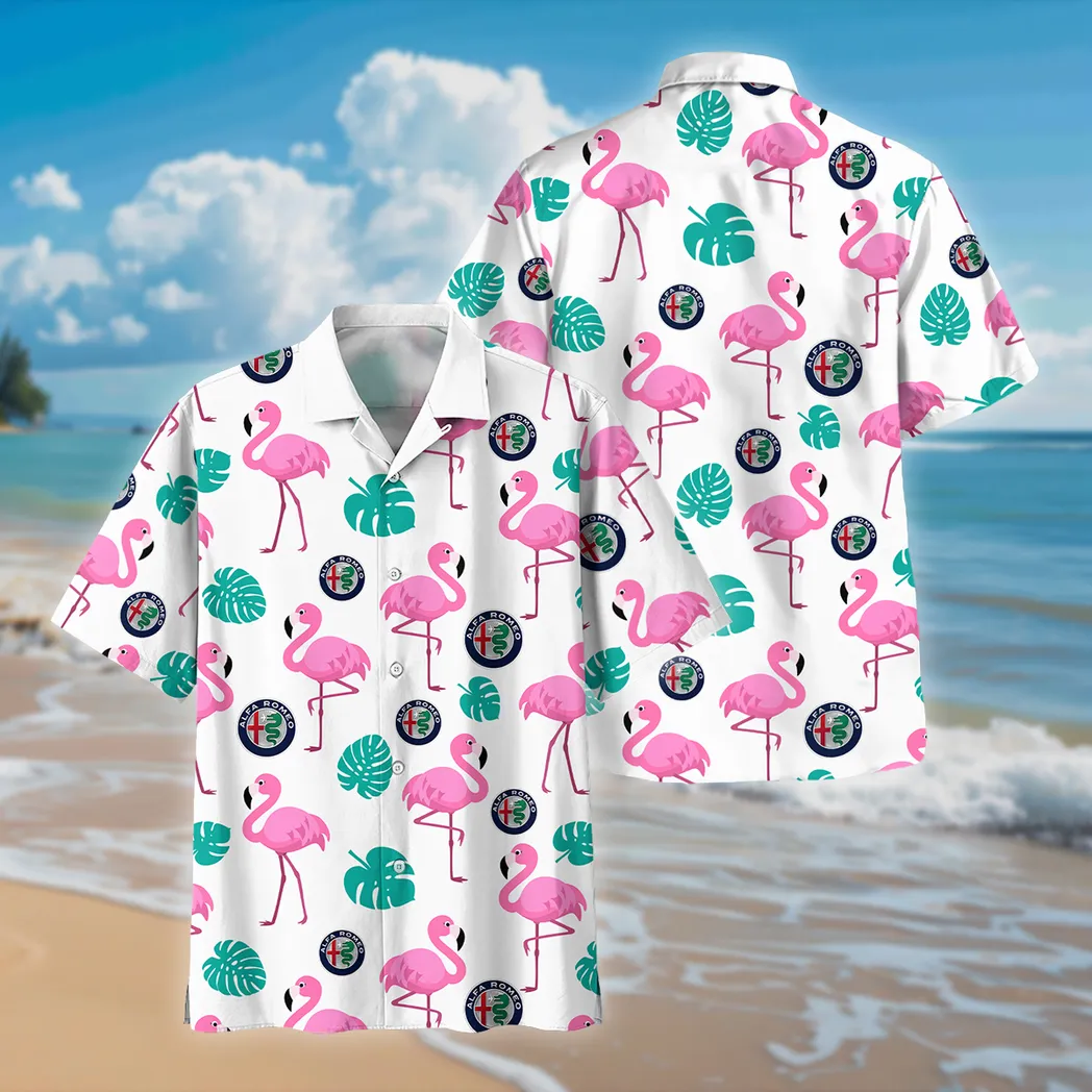 Alfa Romeo Hawaiihemd für Männer, Hawaiian Shirt für Alfa Romeo Fan CAR207031225002