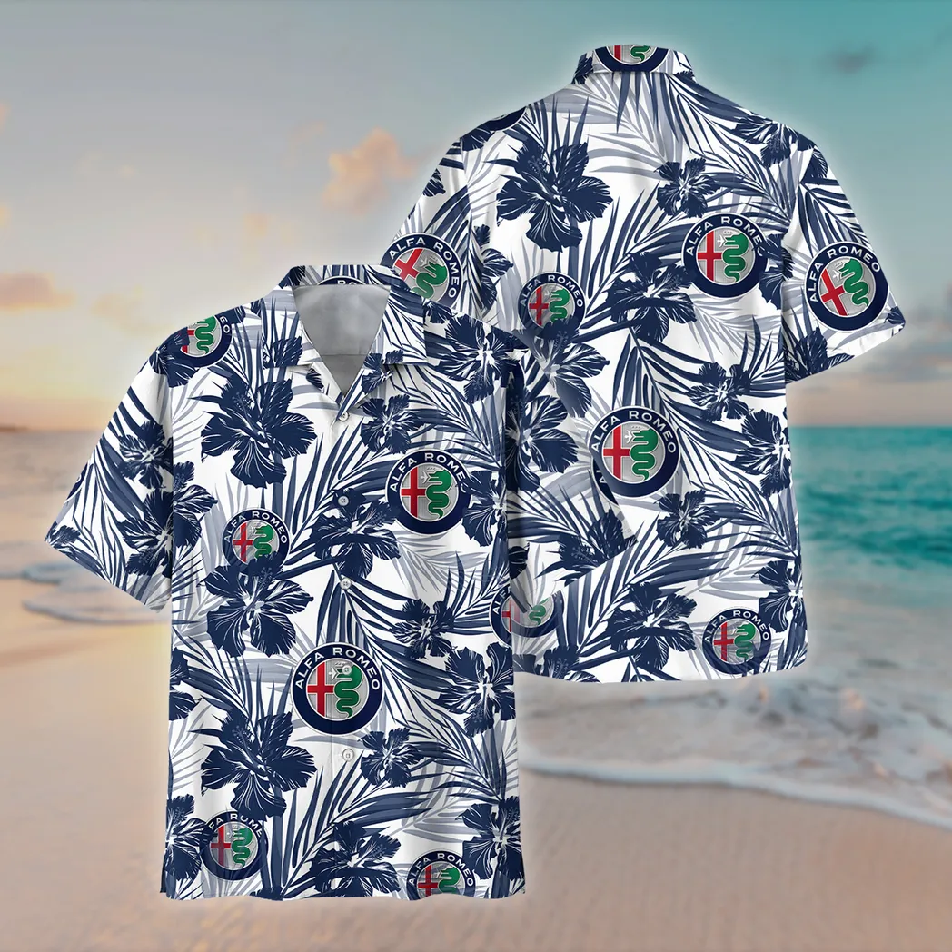 Alfa Romeo Hawaiihemd für Männer, Hawaiian Shirt für Alfa Romeo Lovers  CAR203030825688