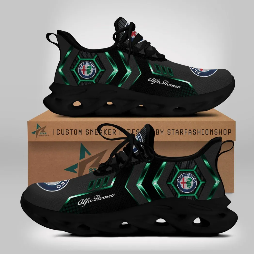 Alfa Romeo Laufschuhe für Männer, Max Soul Schuhe Alfa Romeo CAR64022025002 - Schwarz