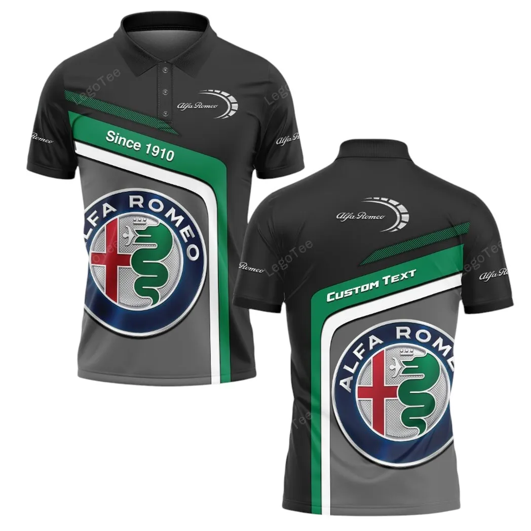 Alfa Romeo Poloshirt, Geschenk für Alfa Romeo Fan CAR11103032501