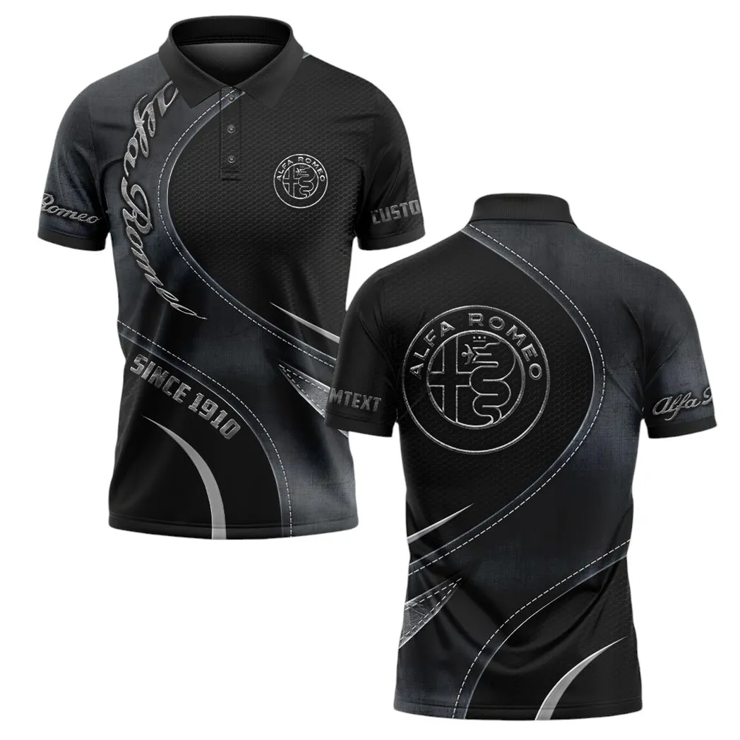 Alfa Romeo Poloshirt, Geschenk für Alfa Romeo Fan CAR17102252501