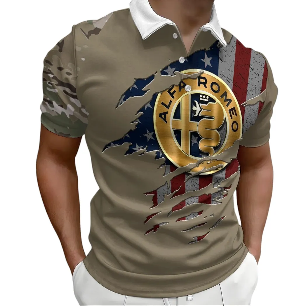Alfa Romeo Poloshirt, Geschenk für Alfa Romeo Fan CAR340213000-2