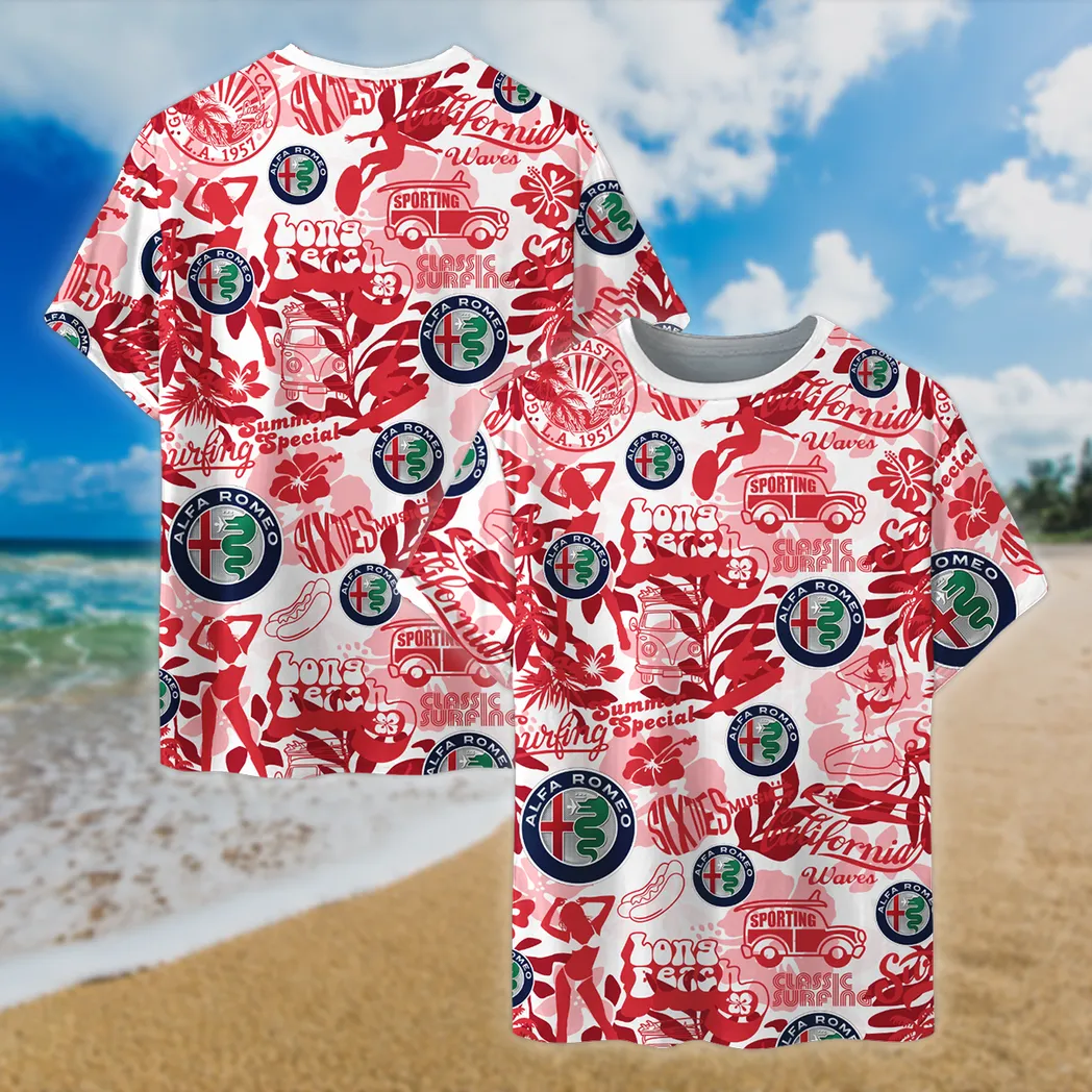 Alfa Romeo T-Shirt For Men, Gift For Alfa Romeo Lovers CAR201030725557