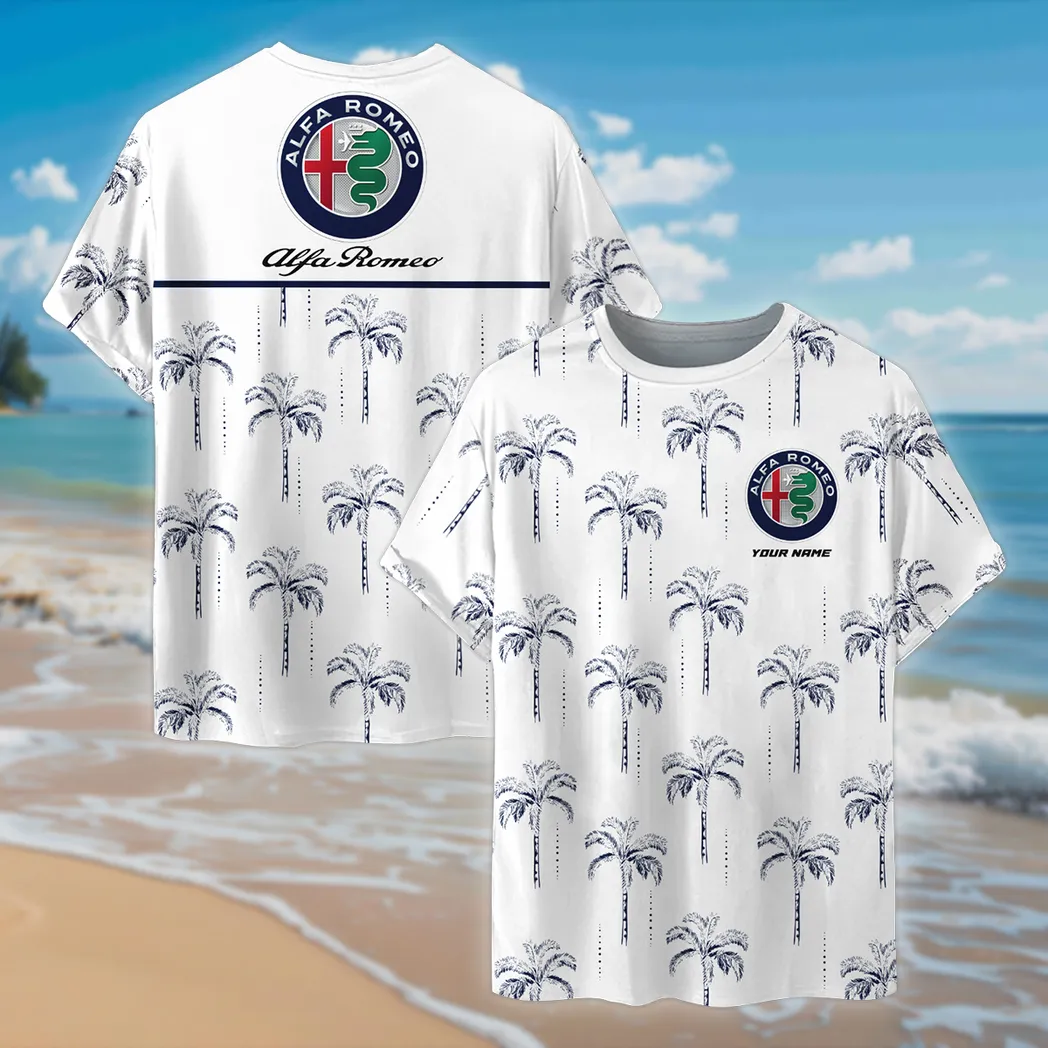 Alfa Romeo T-Shirt für Männer, Personalisierter Hemd Geschenk für Alfa Romeo Fan CAR206031225890