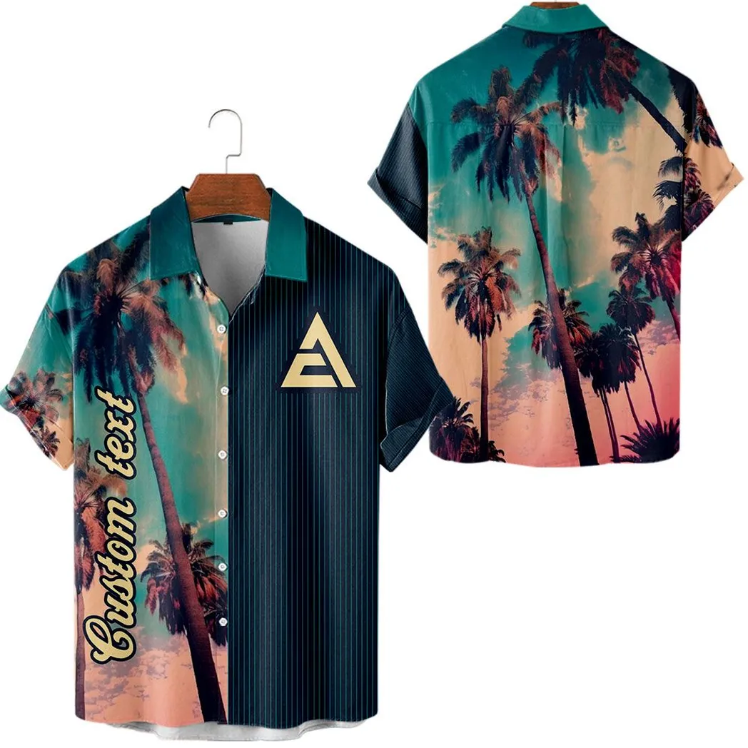 allis chalmers vintage hawaiihemd mit palmen personalisiert allover autodruck hawaiian shirt car431041625391