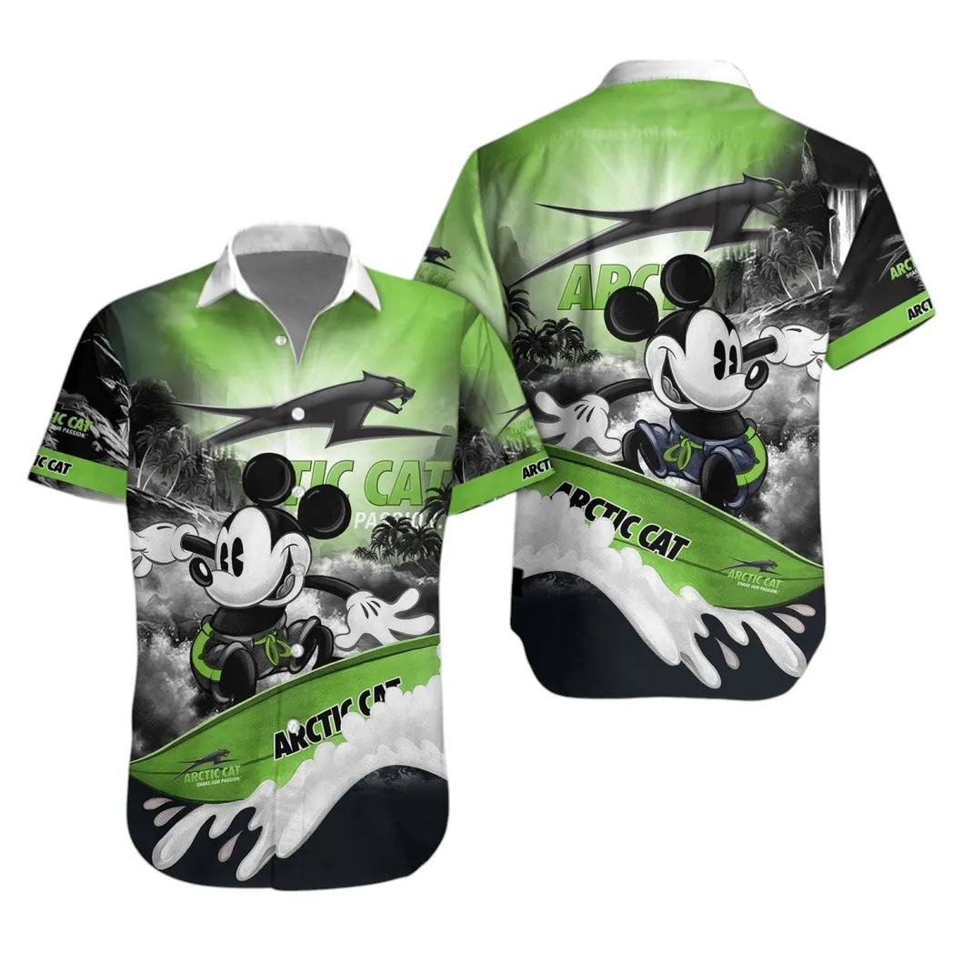 Arctic Cat Hawaiihemd für Männer, Hawaiian Shirt für Arctic Cat Fan CAR53030625003